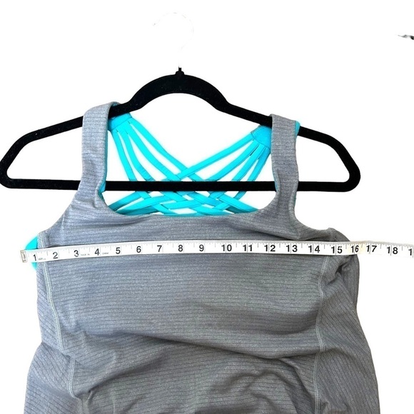 LULULEMON Wild Tank-  Heathered Slate / Blue Tropics - Picture 10 of 11